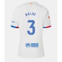 Camisa de time de futebol Barcelona Alejandro Balde #3 Replicas 2º Equipamento Feminina 2023-24 Manga Curta